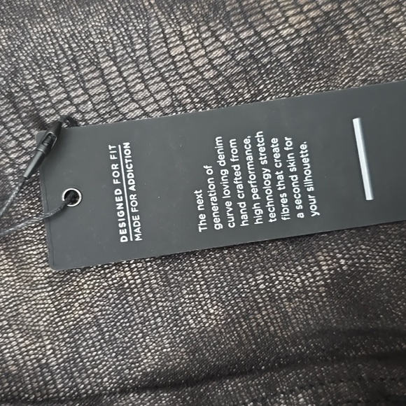 CHIC DENIM Metallic Brown Jeans Women's 18 Short Skylar High Rise Skinny - Picture 4 of 8